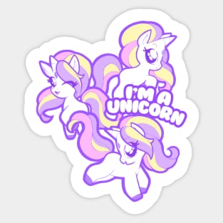 I'm a Unicorn Sticker